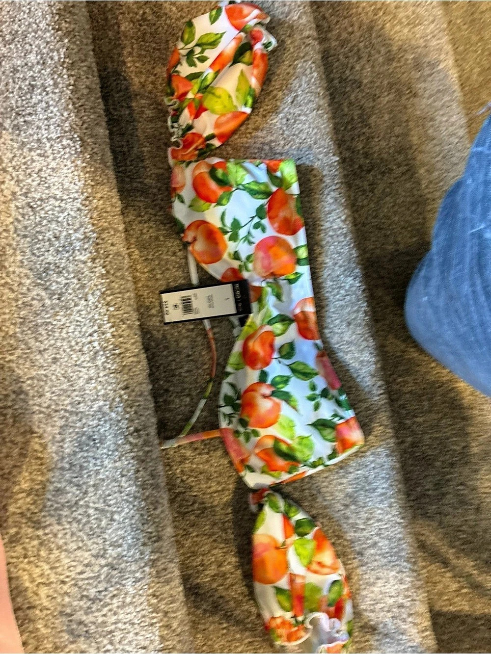 BCBG Floral Bikini Size Large NWT